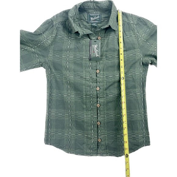 Woolrich Corduroy Vest and Matching Shirt 2 Piece Green Spruce NWT Womens Sz XS - Picture 10 of 16